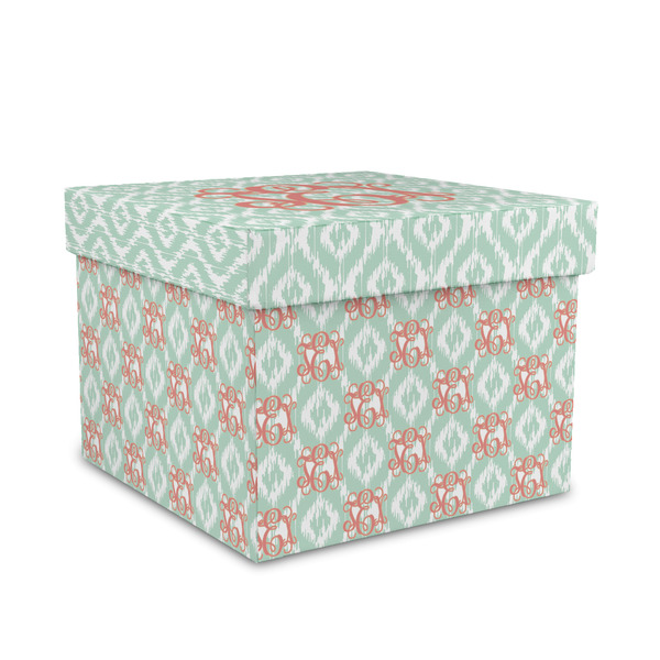 Custom Monogram Gift Box with Lid - Canvas Wrapped - Medium