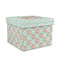 Monogram Gift Boxes with Lid - Canvas Wrapped - Medium - Front/Main