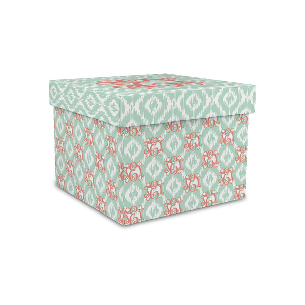 Custom Monogram Gift Box with Lid - Canvas Wrapped - Small