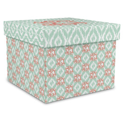 Monogram Gift Box with Lid - Canvas Wrapped - X-Large