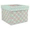 Monogram Gift Boxes with Lid - Canvas Wrapped - X-Large - Front/Main