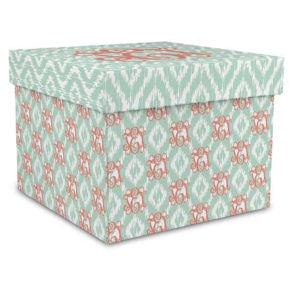Custom Monogram Gift Box with Lid - Canvas Wrapped - XX-Large