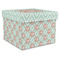 Monogram Gift Boxes with Lid - Canvas Wrapped - XX-Large - Front/Main