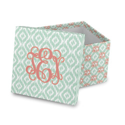 Monogram Gift Box with Lid - Canvas Wrapped