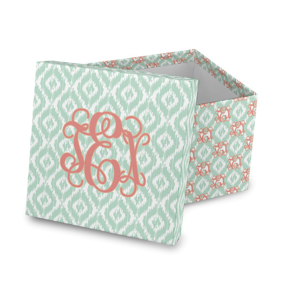 Custom Monogram Gift Box with Lid - Canvas Wrapped