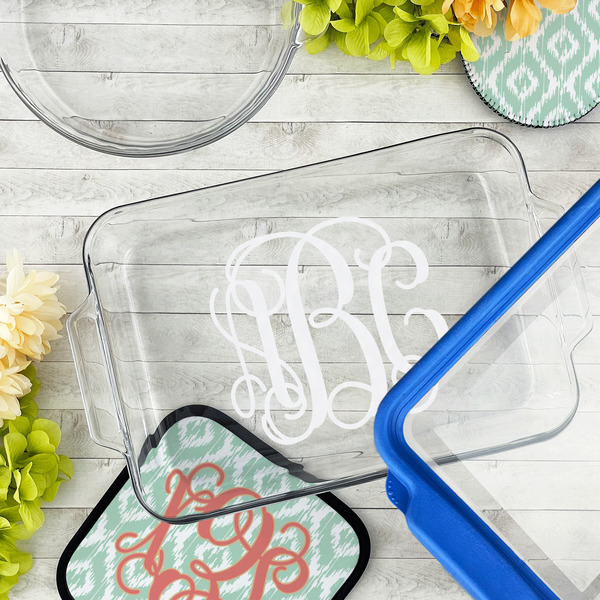 Monogram Glass Baking Dish - LIFESTYLE (13x9)