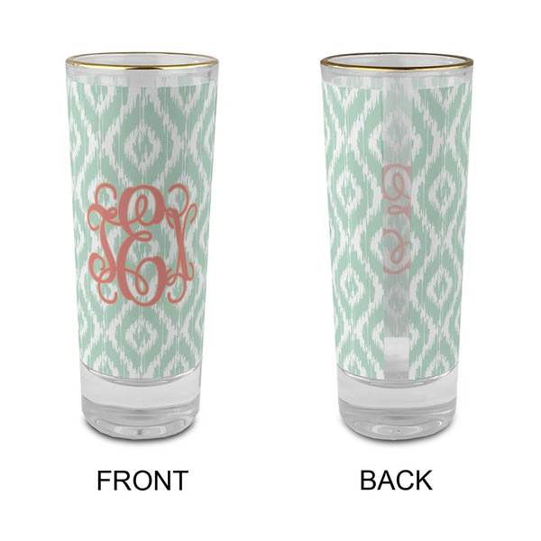 Monogram Glass Shot Glass - 2 oz - Single - APPROVAL