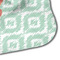 Monogram Hooded Baby Towel- Detail Corner