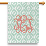 Monogram 28" House Flag - Double-Sided