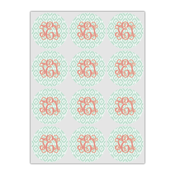 Monogram Icing Circle - Small - Set of 12