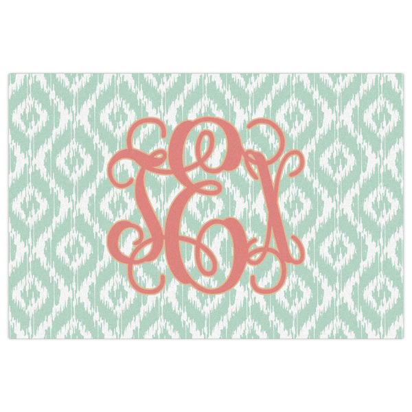 Monogram Indoor / Outdoor Rug - 2'x3' - Front Flat
