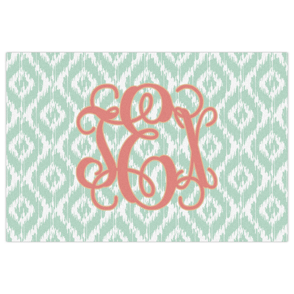 Monogram Indoor / Outdoor Rug - 4'x6' - Front Flat