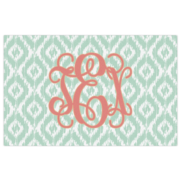Monogram Indoor / Outdoor Rug - 5'x8' - Front Flat