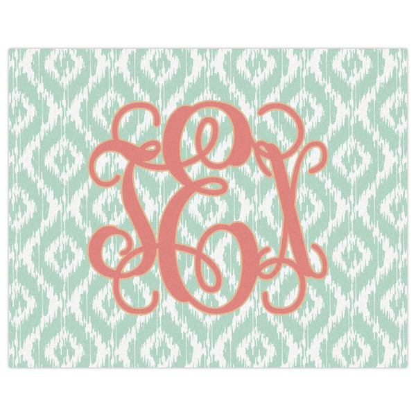 Monogram Indoor / Outdoor Rug - 8'x10' - Front Flat