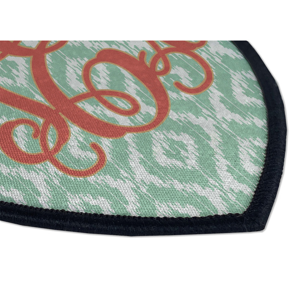 Monogram Iron on Shield 3 Detail