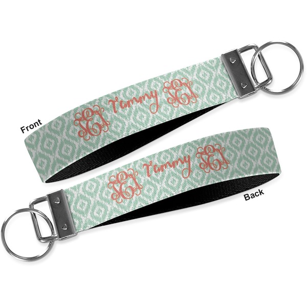 Monogram Key-chain - Metal and Nylon - Front and Back