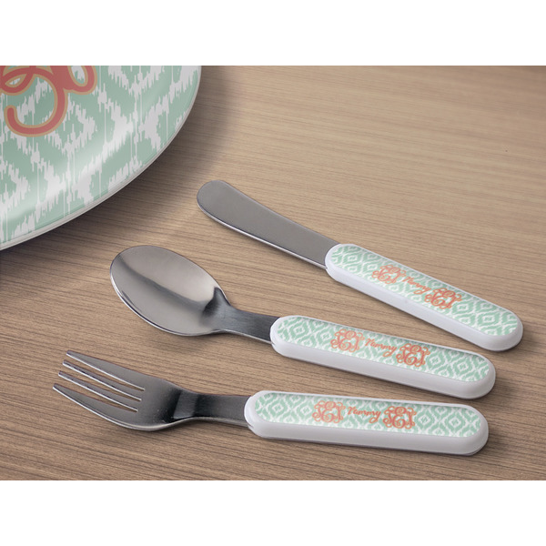 Monogram Kids Flatware w/ Plate