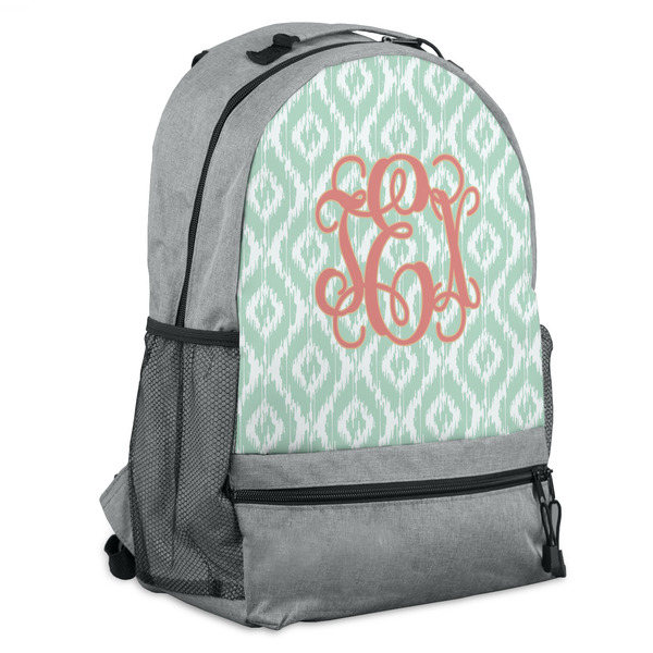 Custom Monogram Backpack - Gray