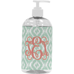 Monogram Plastic Soap / Lotion Dispenser - 16 oz - Large - White