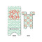 Monogram Large Phone Stand - Front & Back