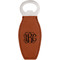 Monogram Leatherette Bottle Opener - Double-Sided