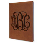 Monogram Leatherette Journal - Large - Single-Sided