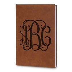 Monogram Leatherette Journal - Large - Double-Sided