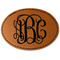 Monogram Leatherette Patches - Oval