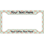 Monogram License Plate Frame - Style A