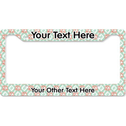 Monogram License Plate Frame - Style B