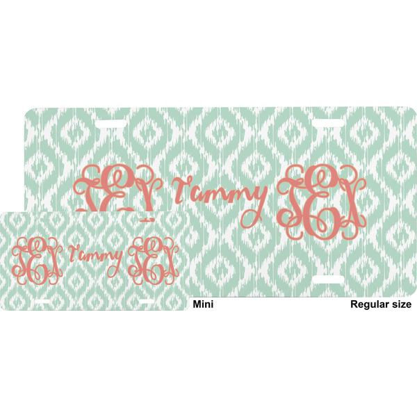 Monogram License Plate (Sizes)