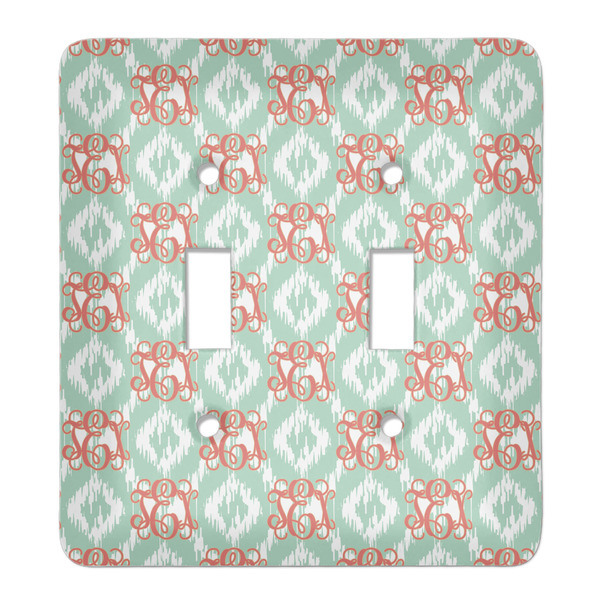 Custom Monogram Light Switch Cover - 2 Toggle Plate