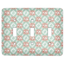 Monogram Light Switch Cover - 3 Toggle Plate