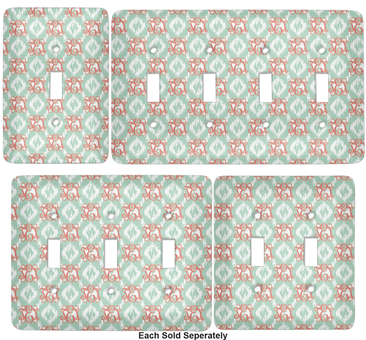 Monogram Light Switch Cover YouCustomizeIt