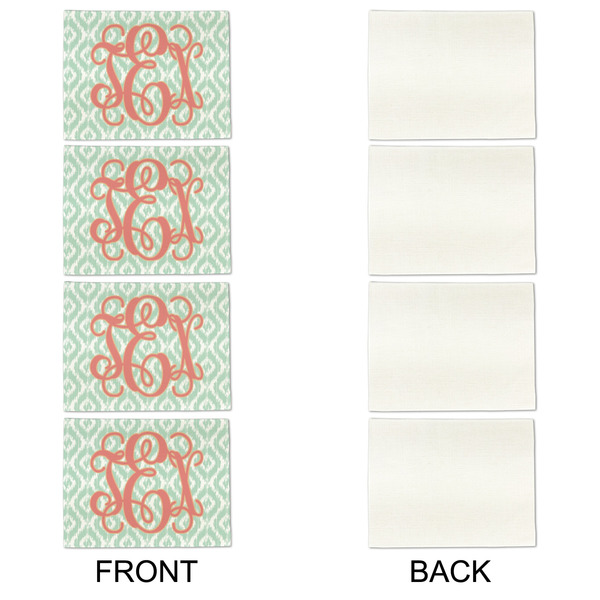 Monogram Linen Placemat - APPROVAL Set of 4 (single sided)