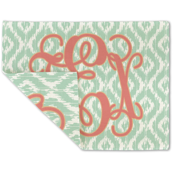Custom Monogram Double-Sided Linen Placemat - Single