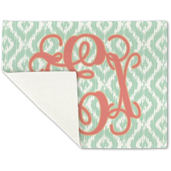 Monogram Linen Placemat - Folded Corner (single side)
