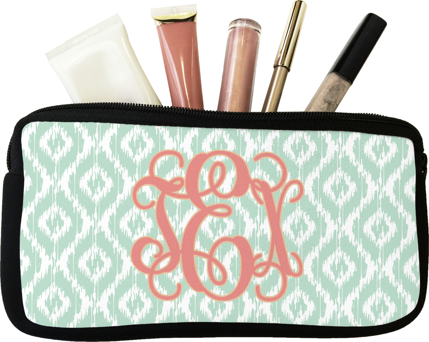 Custom Monogram Makeup / Cosmetic Bag YouCustomizeIt