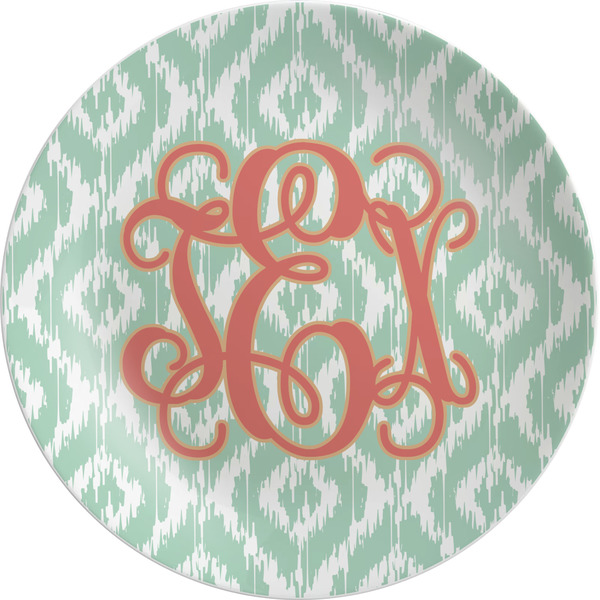 Custom Monogram Melamine Plate