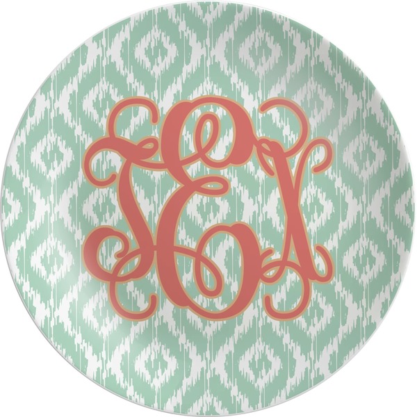 Custom Monogram Melamine Plate - 10"