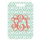 Monogram Metal Luggage Tag - Front Without Strap