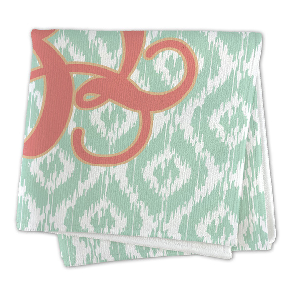 Monogram Microfiber Dish Rag - FOLDED (square)