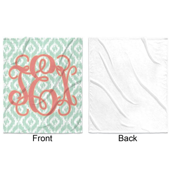 Monogram Minky Blanket - 50"x60" - Single Sided - Front & Back