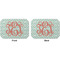 Monogram Octagon Placemat - Double Print Front and Back