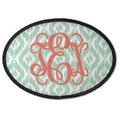Monogram Iron On Oval Patch
