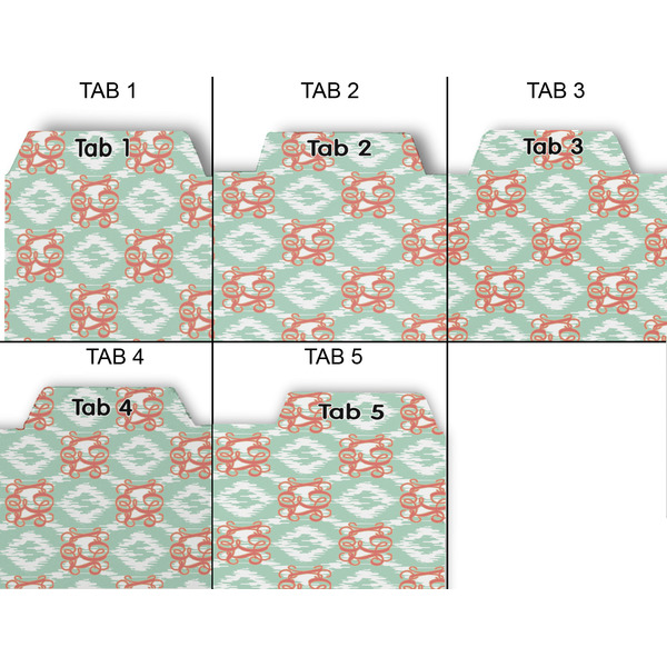 Monogram Page Dividers - Set of 5 - Approval