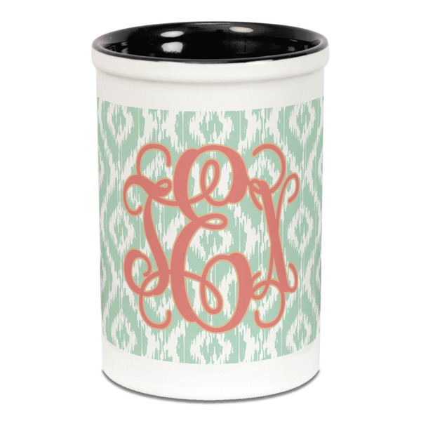 Monogram Pencil Holder - Black