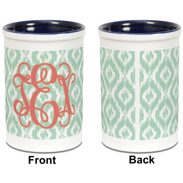 Monogram Pencil Holder - Blue - approval