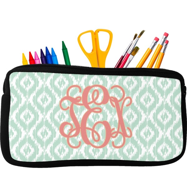 Custom Monogram Neoprene Pencil Case