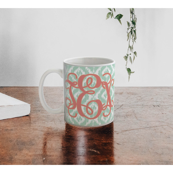 Monogram Personalized Coffee Mug - Lifestyle
